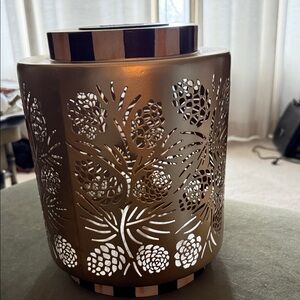 MacKenzie-Childs Bronze Floral Cutout Lantern